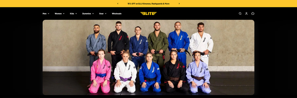 Elite Sports in 2015, with a mission to create premium-quality BJJ Gis at an affordable price